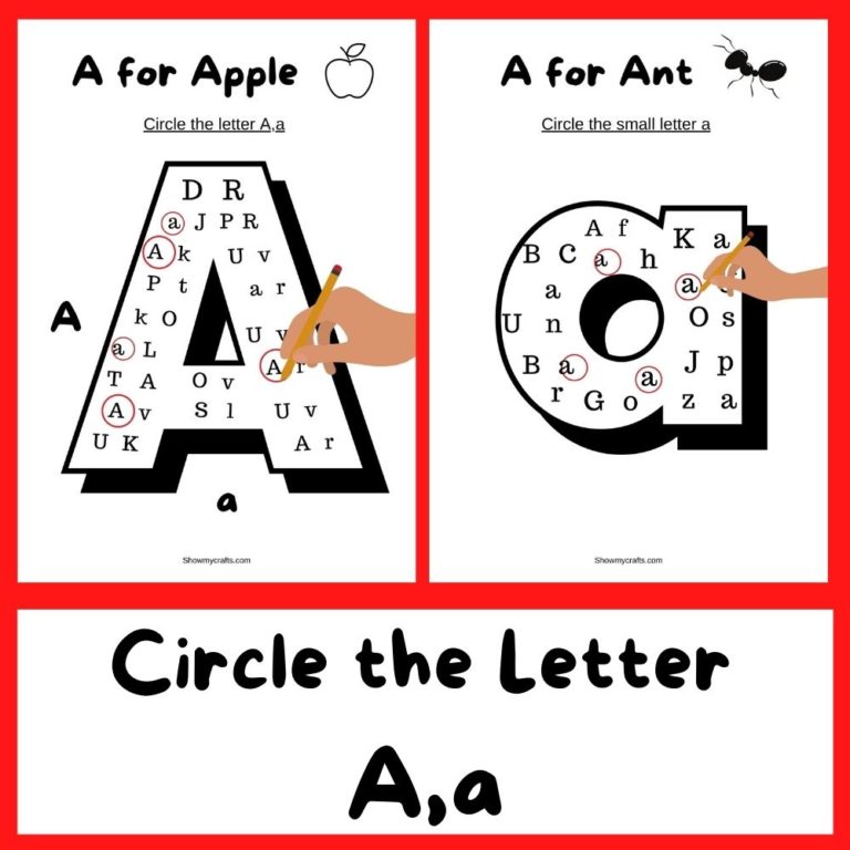 Circle the Letter A