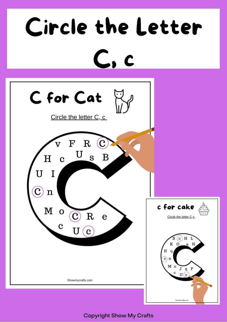 circle the letter C